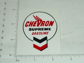 2" Wide Chevron Supreme Gasoline Sticker