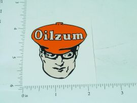 2" Wide Oilzum Motor Oil Head Sticker