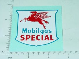 2.5" Wide Mobilgas Special Sticker