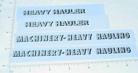 All American Heavy Hauler Semi Trailer 2 Pair Stickers Set