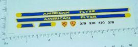 American Flyer S Scale 370 GP-7 Diesel Locomotive Sticker Set