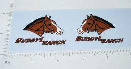 Pair Buddy L Ranch Truck Replacement Sticker Set