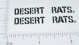 Buddy L Desert Rats Colt Jeep Sticker Pair