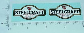Pair Steelcraft Toy Trucks Replacement Logo Stickers