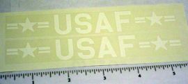 Pair Structo US Air Force Box Van Stickers