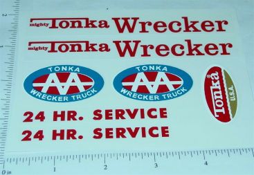 Mighty Tonka Wrecker Replacement Sticker Set Main Image