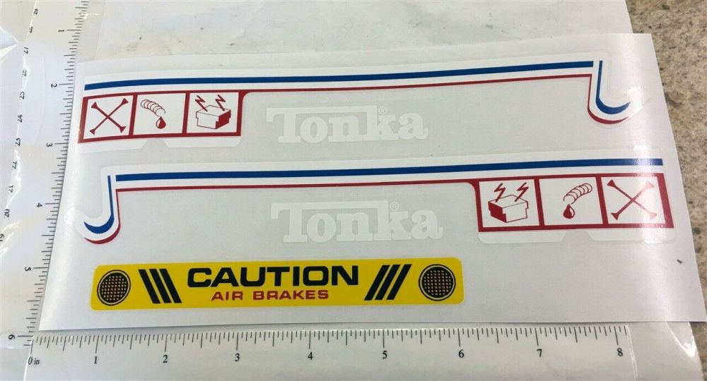 tonka toy replacement decals
