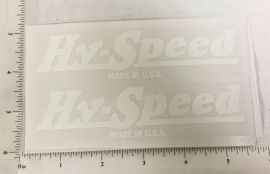 Pair Small Hy-Speed Wagon Pull Toy Replacement Stickers