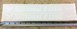 Pair National Flyer Coaster Wagon Pull Toy Replacement Stickers