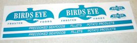 Dunwell Birdseye Foods Semi Truck Sticker Set