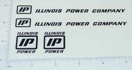 Ertl Illinois Power Utility Truck Sticker Set