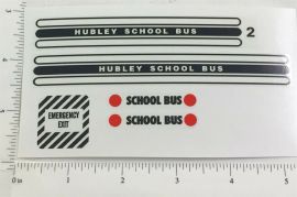 Hubley School Bus Replacement Sticker Set
