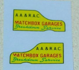 Matchbox 13C Thames Wreck Truck Sticker Pair