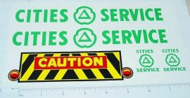 Marx Powerhouse Cities Service Wrecker Sticker Set