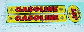 Marx Joy Gasoline Tanker Truck Sticker Set
