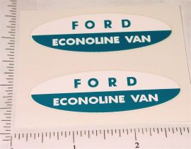 Pair Nylint Ford Econoline Van Stickers