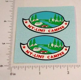Pair Nylint Ford Pickup Camper Truck Stickers