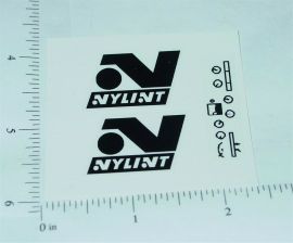 Nylint Bulldozer Const Vehicle Sticker Pair w/ Guages