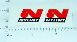 Pair Nylint Red/Black Late 60's Logo Stickers NY-019R