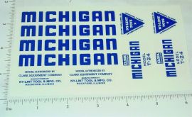 Nylint Michigan Crane Replacement Sticker Set