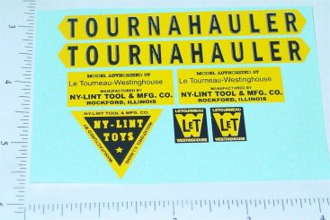 Nylint Tournahauler Const Vehicle Sticker Set Main Image