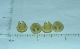 Four 58-61 Plastic Tonka Replacement Headlight Toy Part