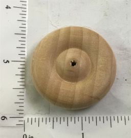 Marx 1.5" Wood Replacement Wheel/Tire Toy Part