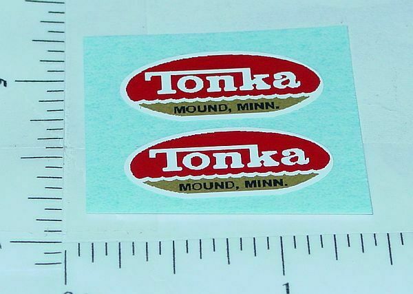 tonka toy replacement decals