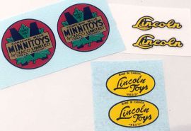 Lincoln/Minnitoy Decals