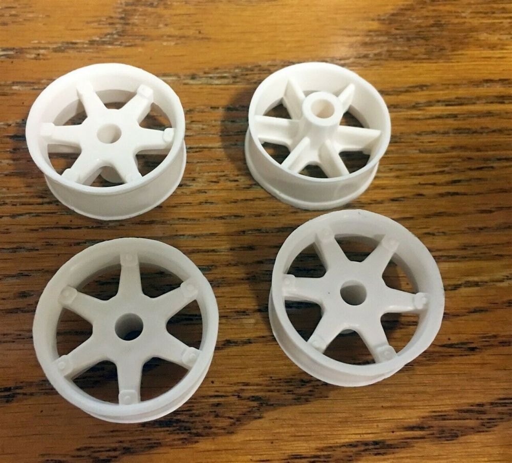 Set of 4 Ertl Repro Fleetstar/Loadstar Spoke Wheel Toy Parts Toy