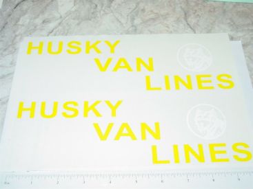 Pair Husky Van Lines Semi Truck Replacement Sticker Set Main Image