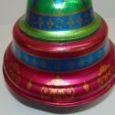 Vintage The Ohio Art Co. Tin Spinner Top Toy-Metallic colors-Fleur d' lis-Works Alternate View 4