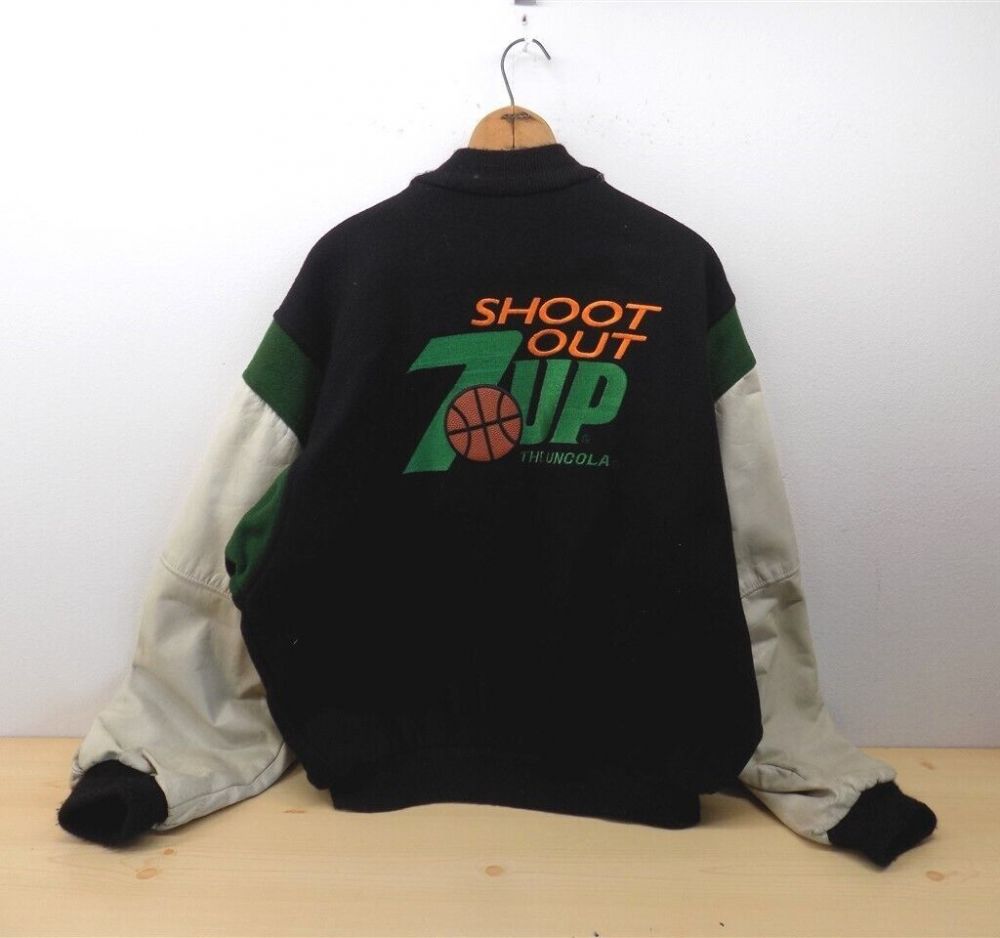 Vintage 7up The Uncola NBA Shoot Out Lettermen's Jacket Identity