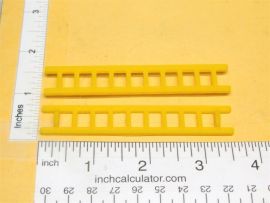 Tiny Tonka 3D Printed Yellow Fire Truck Ladders 2 Replacement Toy Part