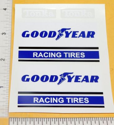 Tiny Tonka Goodyear Racing Tires Box Truck Replacement Sticker Set Main Image