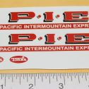 Tiny Tonka PIE Pacific Intermountain Express Semi Truck Sticker Set Main Image