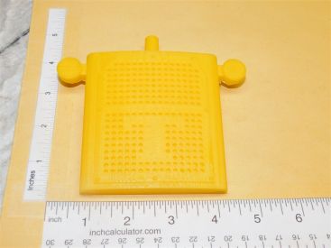 Mighty Tonka T-9 Bulldozer 3D Printed Grill Replacement Toy Part Main Image