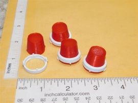 Set of 4 Nylint Rescue Ambulance Flashers Chevy Replacement Toy Parts