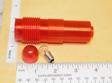 Buddy L Flasher Light Batt Cartridge w/Bulb & Lens 3D Printed Toy Part Main Image