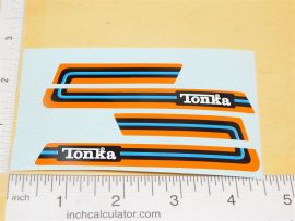 Tiny Tonka Van Style 2 Replacement Sticker Set