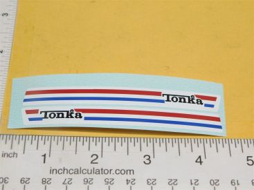 Tiny Tonka Van Style 1 Replacement Sticker Set Main Image