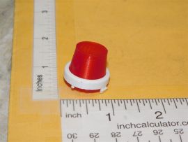 Single Nylint 3D Print Red Flasher + White Bezel Replacement Toy Part