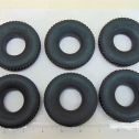 Smith Miller B-Mack Script Herringbone Replacement Set/6 Tire Toy Part Alternate View 2