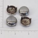 Smith Miller Set of 4 Smooth Small Hubcap Toy Parts Main Image