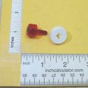 Tonka Plastic Red/White Roof Flasher Toy Part Alternate View 2