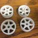 Set of 4 Ertl Repro Fleetstar/Loadstar Spoke Wheel Toy Parts Main Image