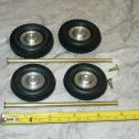 Cox Thimble Drome Champion Pusher Wheel/Tire/Axle Replacement Part Set Alternate View 2