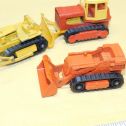 Pair Lesney Matchbox Bulldozer Replacement Tracks Toy Part Alternate View 2