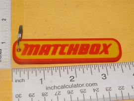 Matchbox Custom 3D Printed Plastic Keychain/Zipper Pull Logo Item