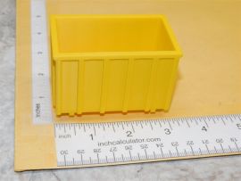 Tonka Custom 3D Printed Plastic Yellow Tiny Tonka Cargo Bin